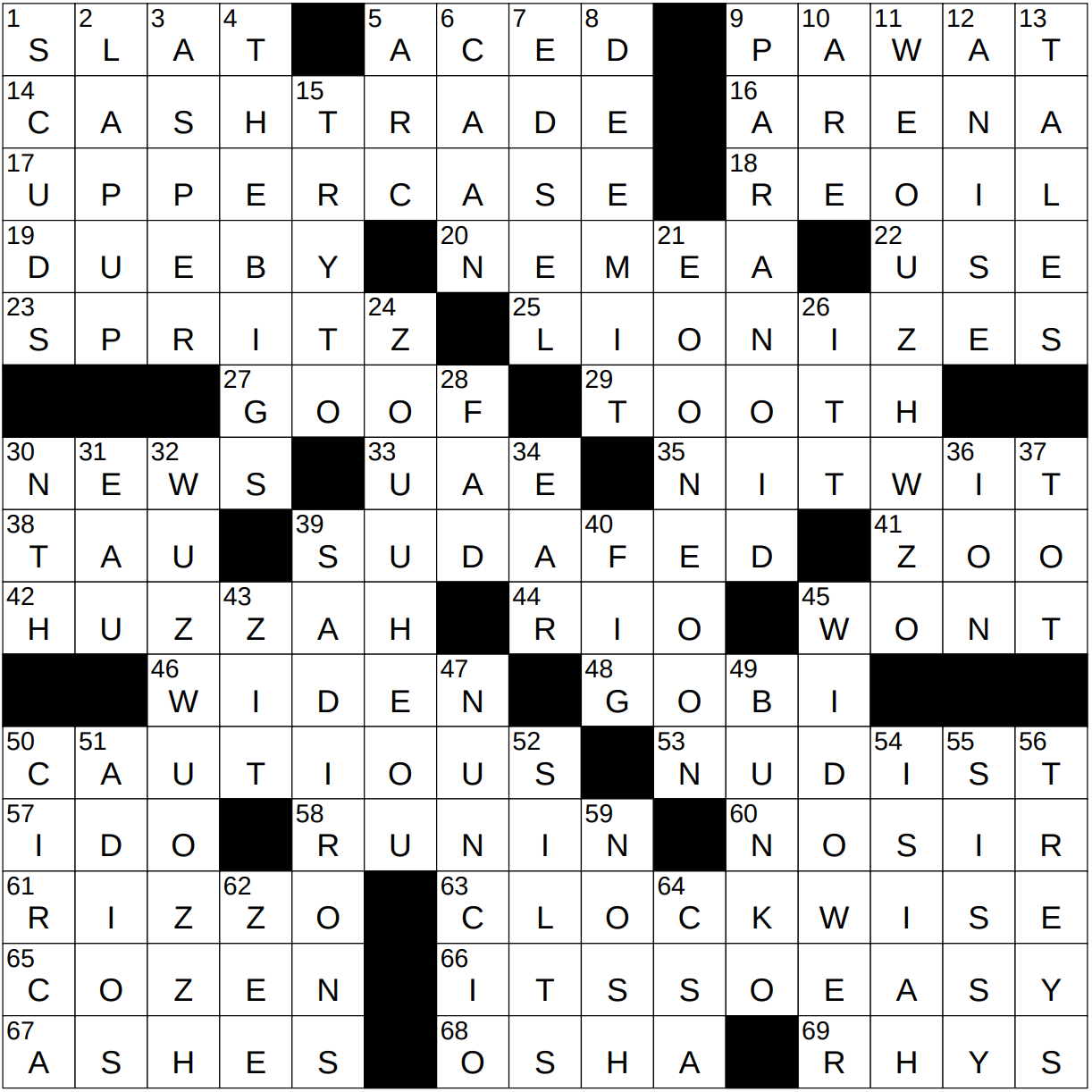 0420 23 NY Times Crossword 20 Apr 23 Thursday NYXCrossword
