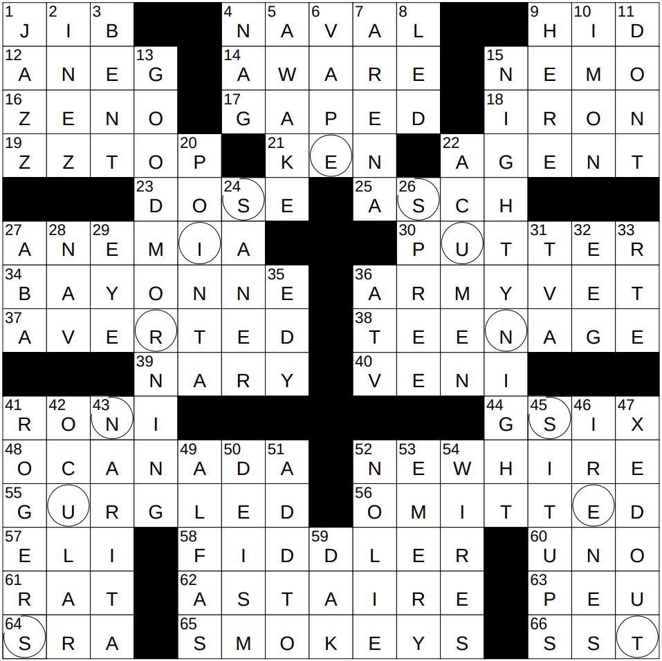 inclination crossword clue