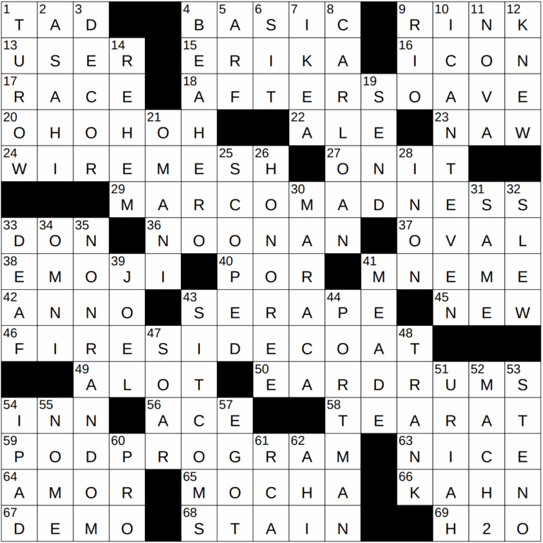 0714 22 NY Times Crossword 14 Jul 22 Thursday NYXCrossword