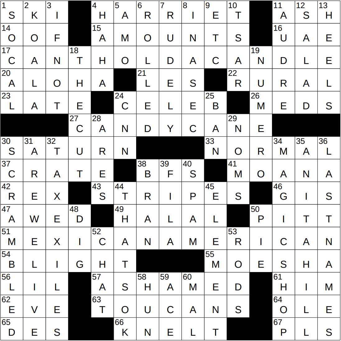 olympian queen crossword clue