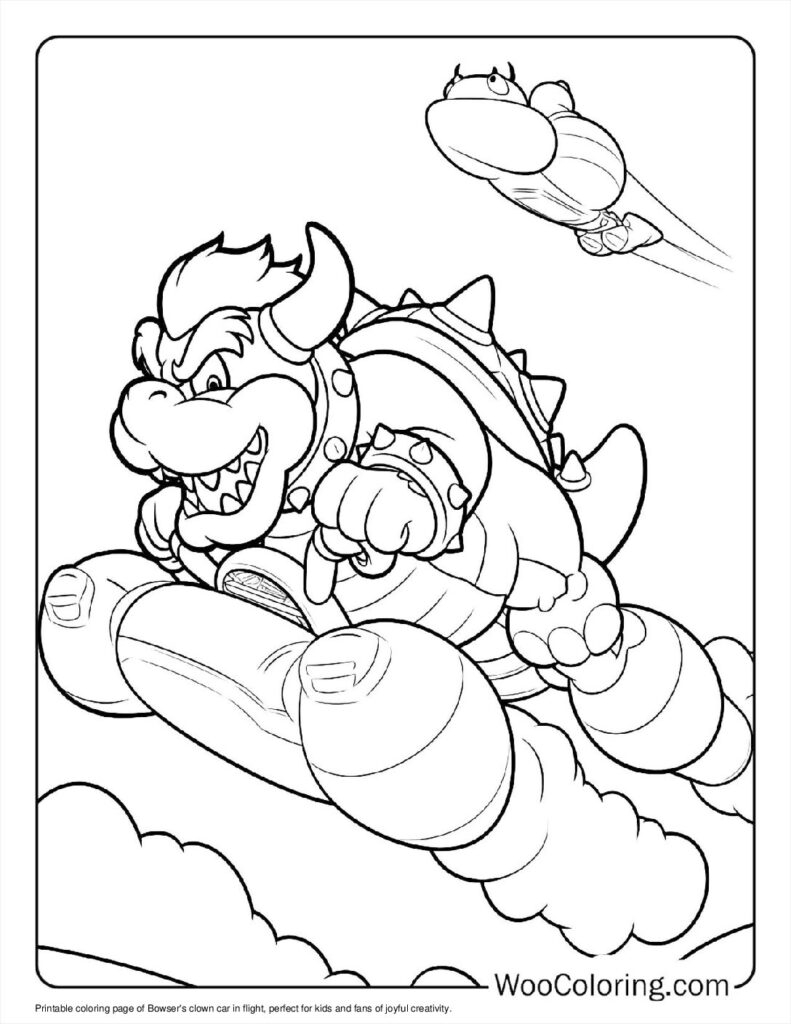100 Bowser Coloring Pages Free PDF To Print Woo Coloring