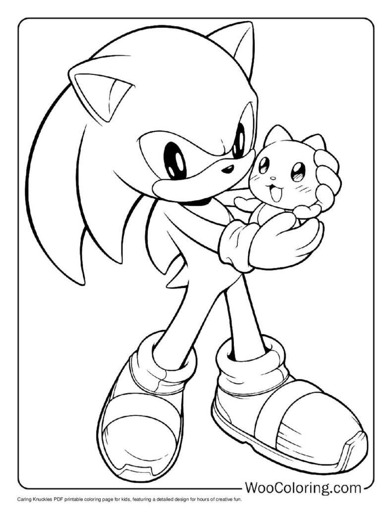100 Knuckles Coloring Pages Free PDF To Print Woo Coloring 100 Knuckles Coloring Pages Free PDF To Print Woo Coloring