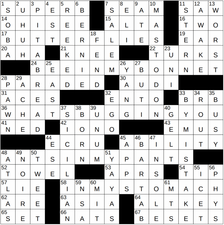 1107 22 NY Times Crossword 7 Nov 22 Monday NYXCrossword