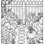 13 Free Garden Coloring Pages PDF Printables