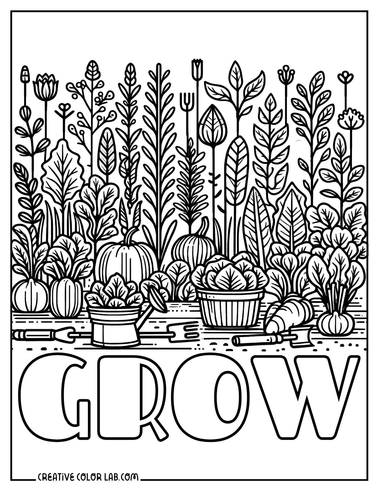 13 Free Garden Coloring Pages PDF Printables 13 Free Garden Coloring Pages PDF Printables