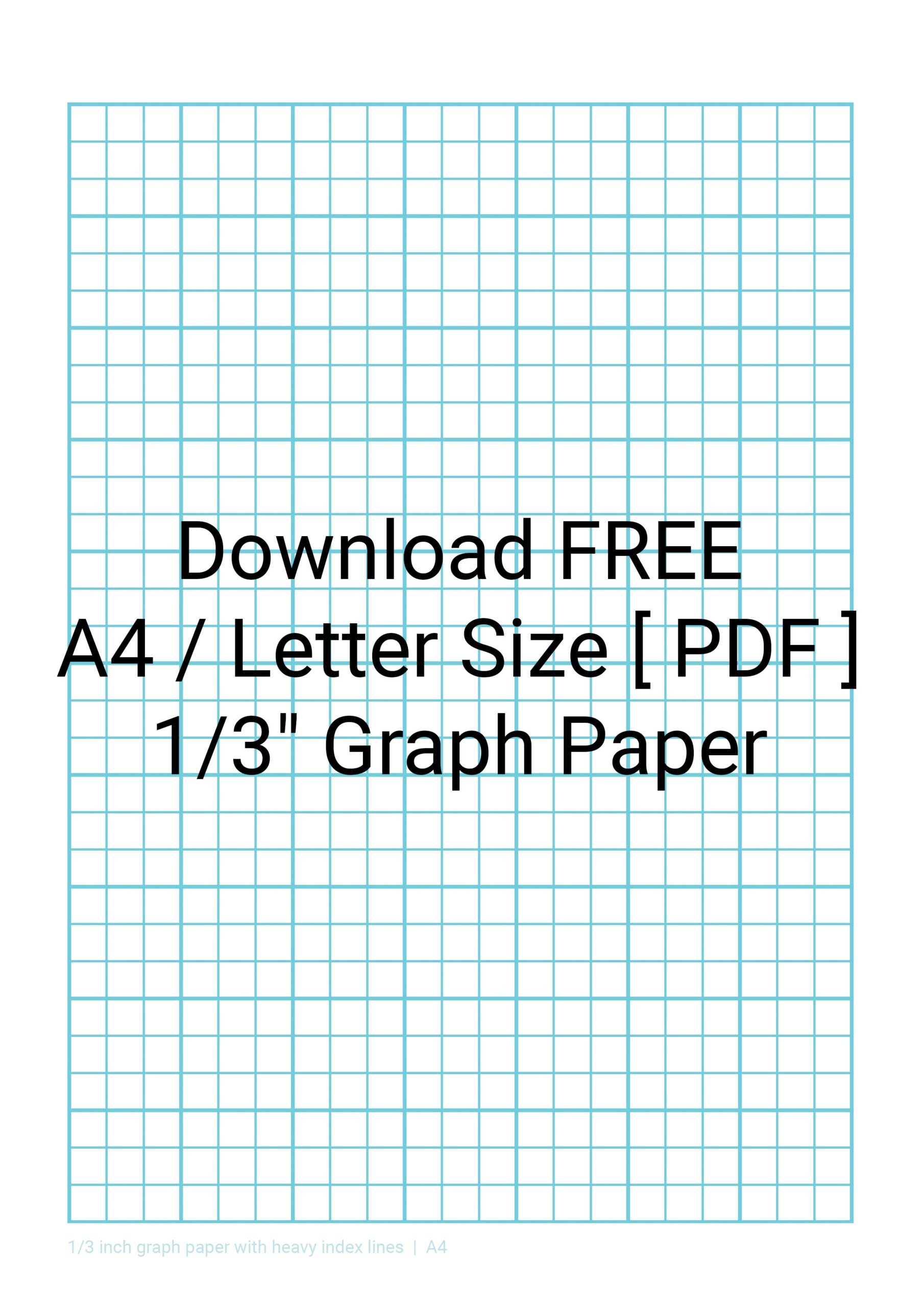 graphing paper free printable