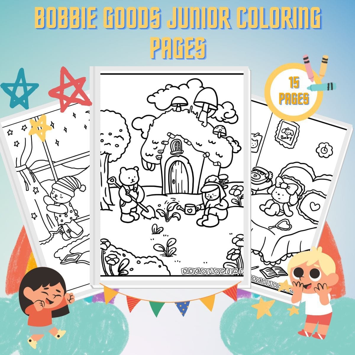 bobbie goods coloring pages