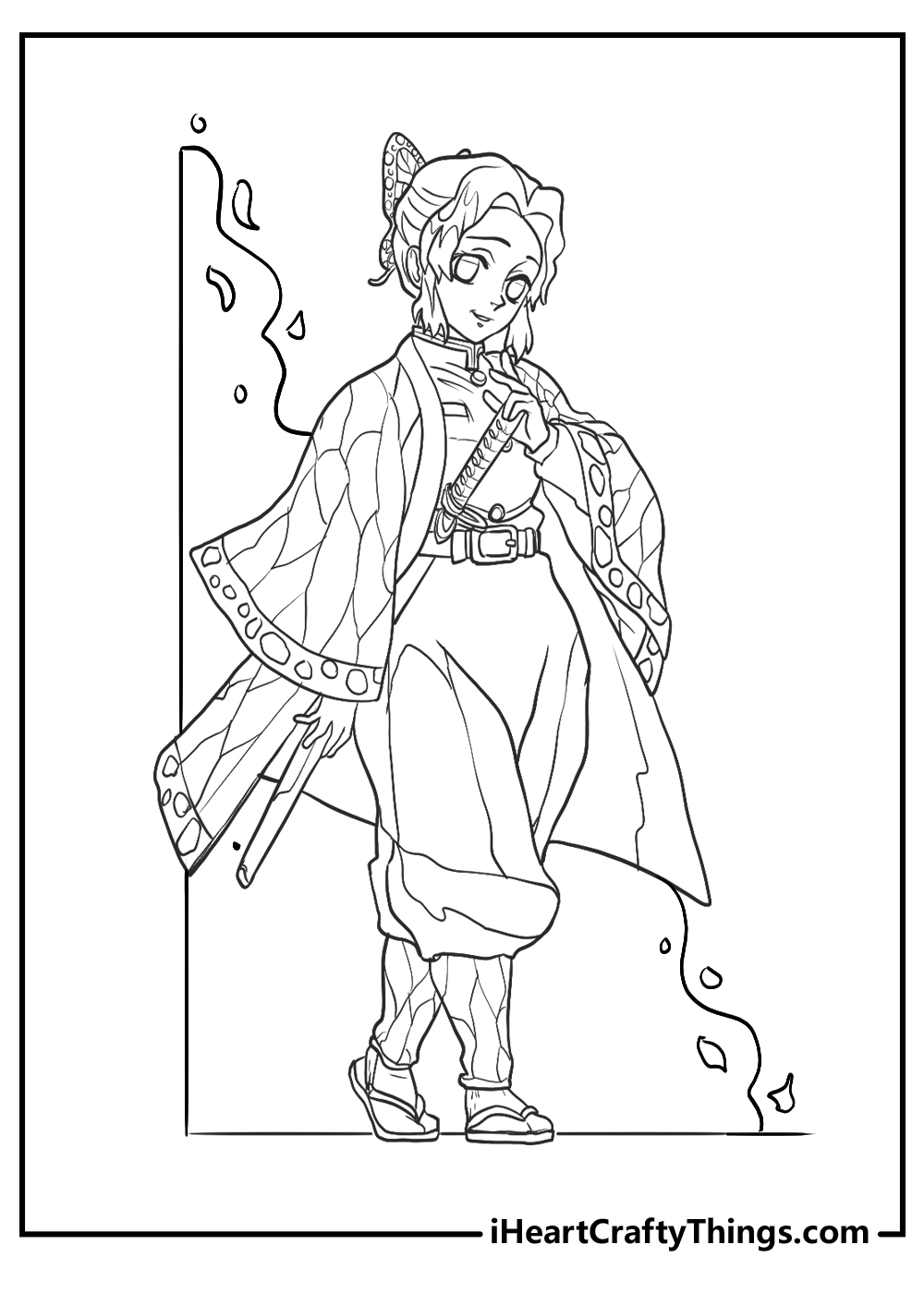 demon slayer coloring pages