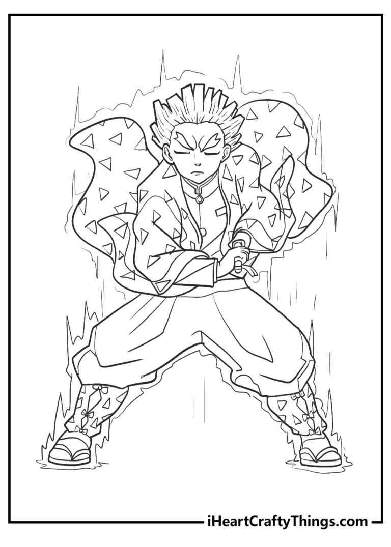 15 Demon Slayer Coloring Pages Free Printable PDFs 