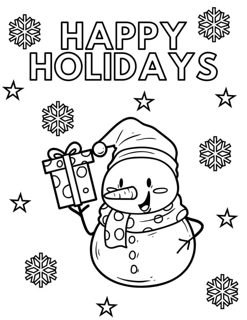 150 Free Christmas Coloring Pages For Kids Prudent Penny Pincher