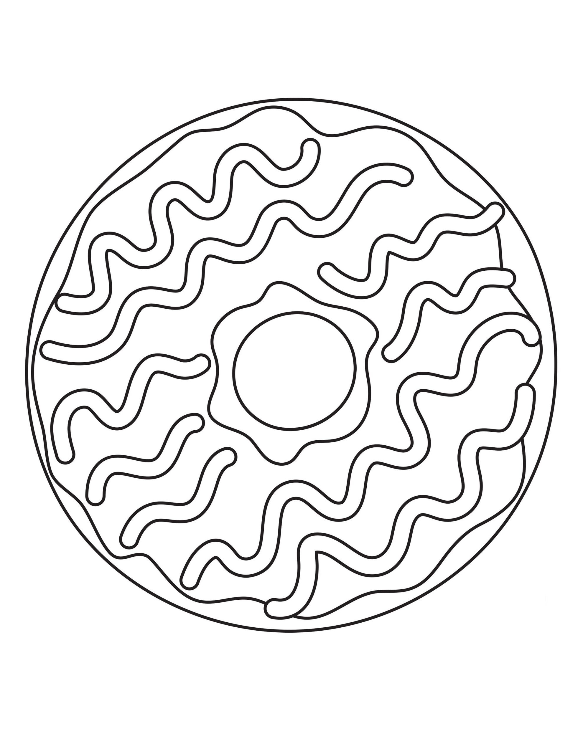 donut coloring pages donut coloring pages