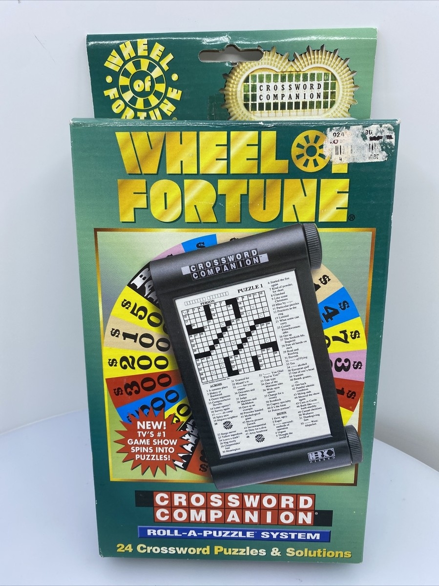 1996 Wheel Of Fortune Crossword Companion Roll A Puzzle 24 Puzzles NOS EBay