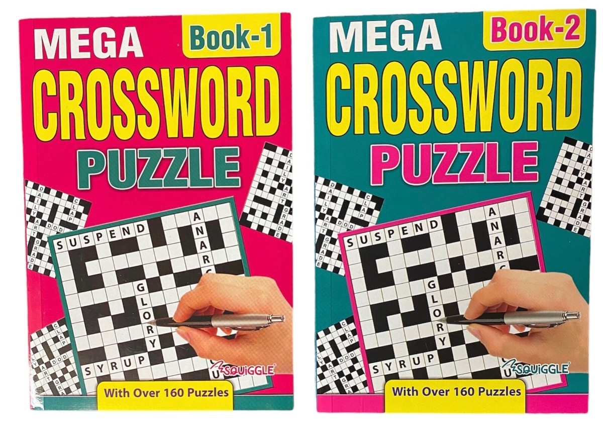 2 X Crossword Puzzle Book Books Mega 320 Powerful Puzzles A5 Pages Trivia EBay 2 X Crossword Puzzle Book Books Mega 320 Powerful Puzzles A5 Pages Trivia EBay