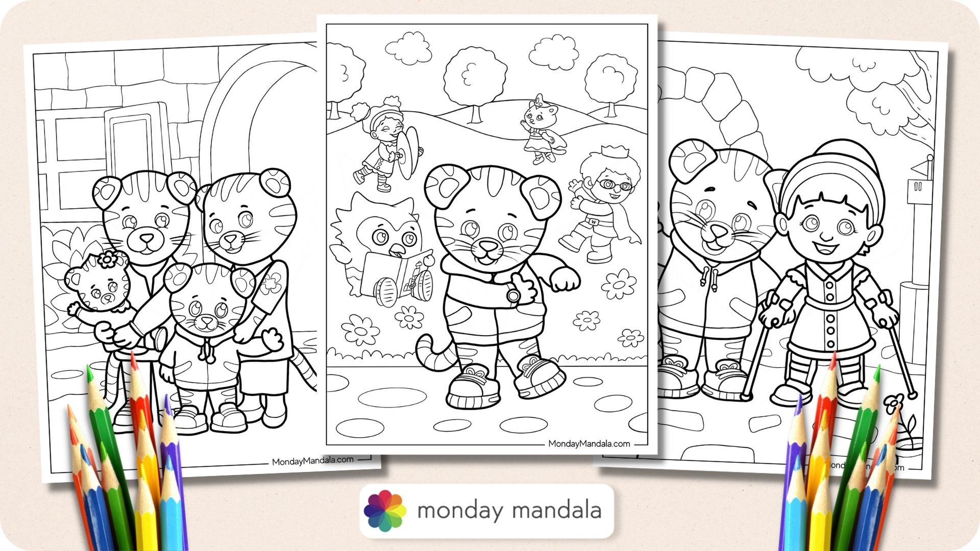 daniel tiger coloring pages daniel tiger coloring pages