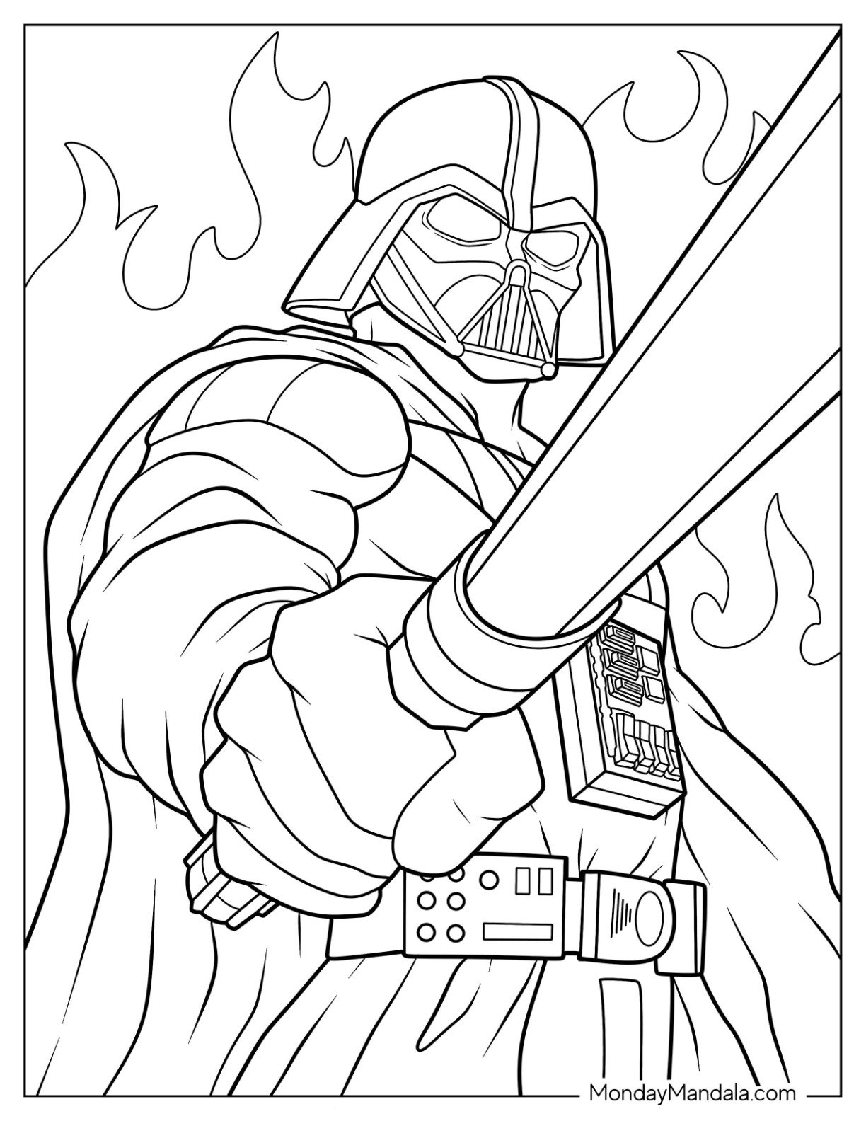 20 Darth Vader Coloring Pages Free PDF Printables  20 Darth Vader Coloring Pages Free PDF Printables