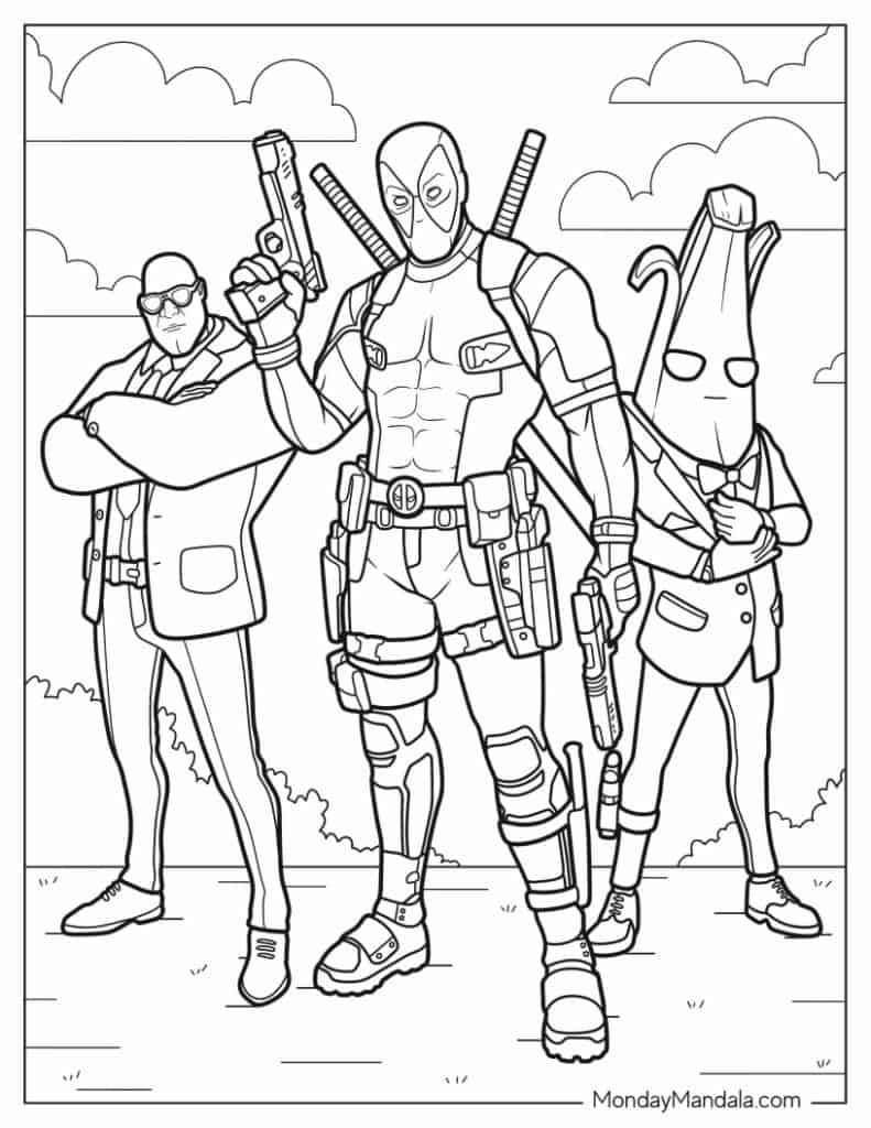 20 Deadpool Coloring Pages Free PDF Printables 20 Deadpool Coloring Pages Free PDF Printables