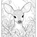 20 Deer Coloring Pages Free Printable PDF Pages 
