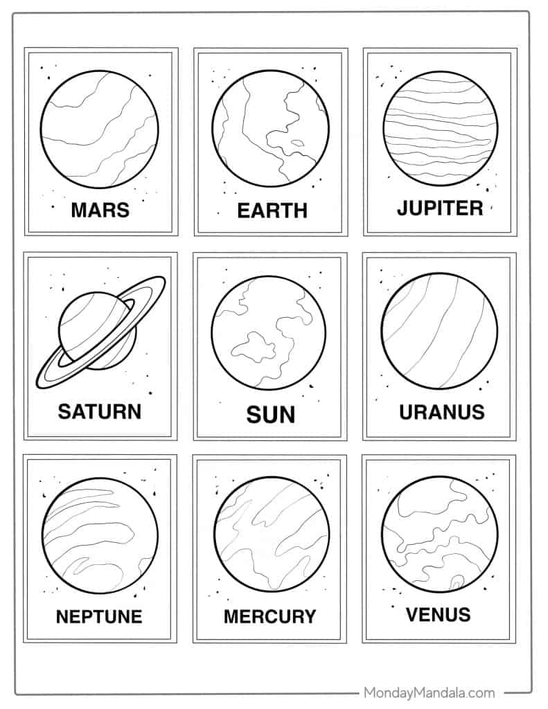 20 Solar System Coloring Pages Free PDF Printables 20 Solar System Coloring Pages Free PDF Printables