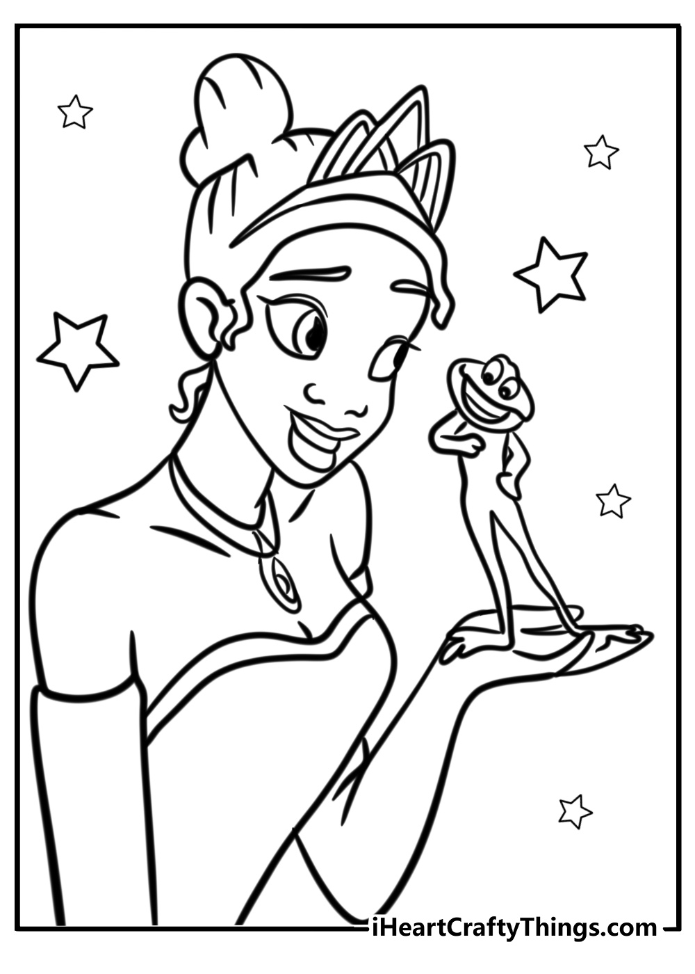 21 New Princess And The Frog Coloring Pages 100 Free To Print 