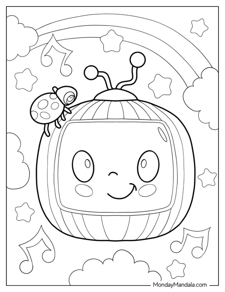 22 CoComelon Coloring Pages Free PDF Printables 