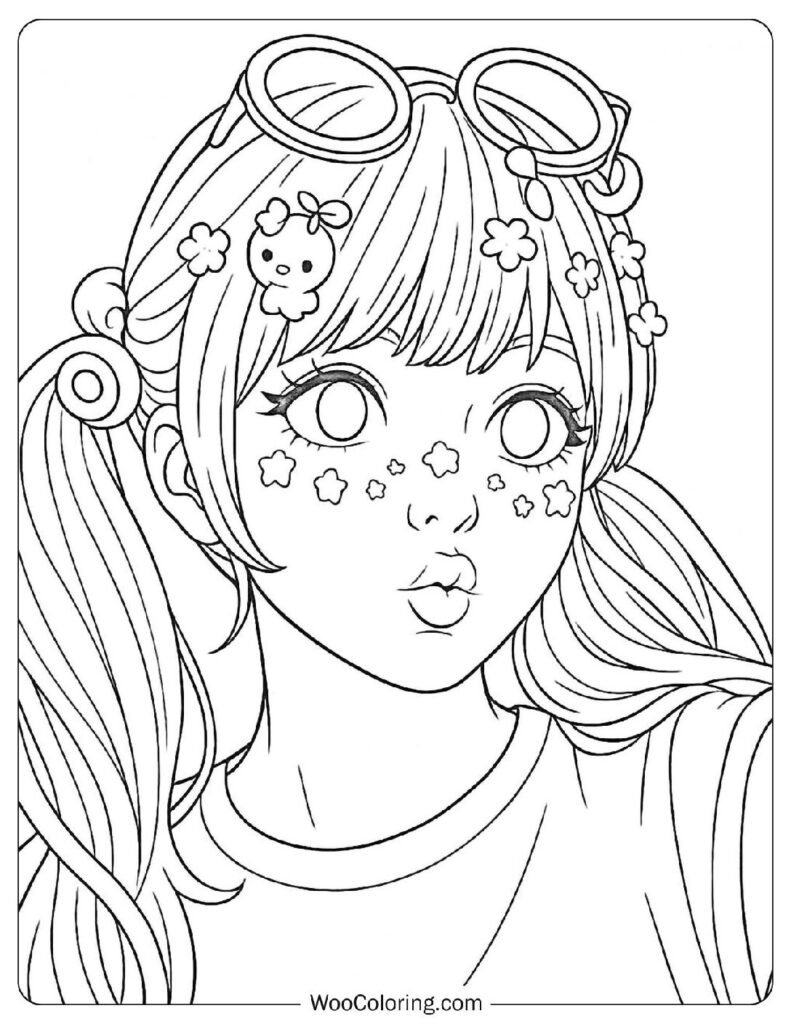 girls coloring pages