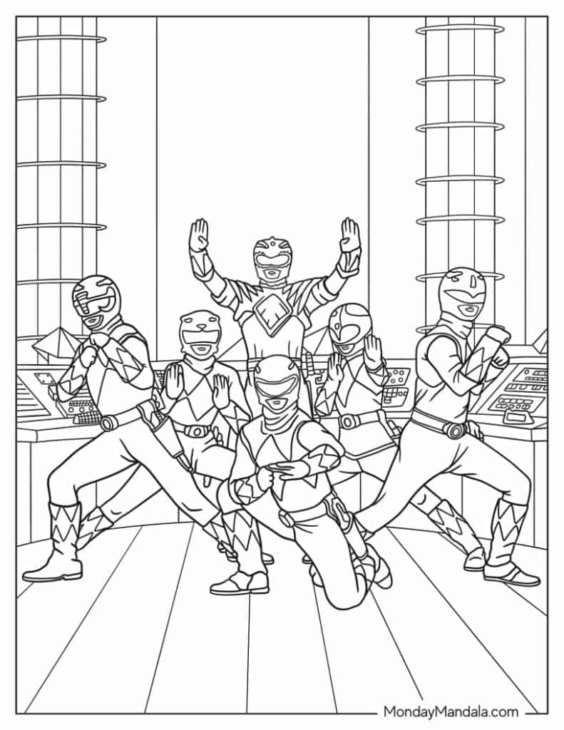 22 Power Rangers Coloring Pages Free PDF Printables  22 Power Rangers Coloring Pages Free PDF Printables