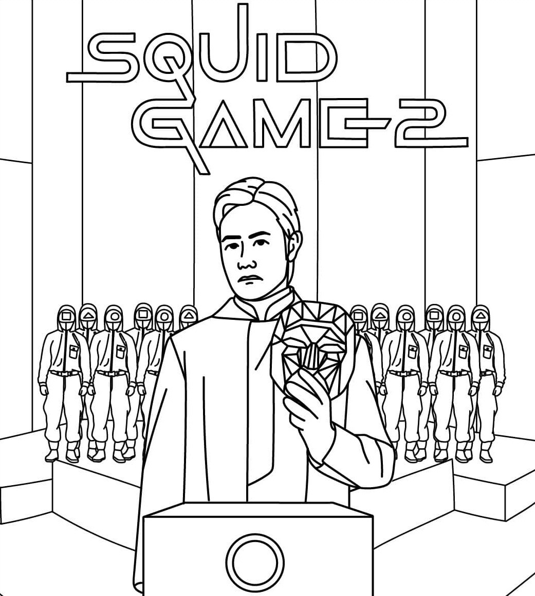 22 Squid Game Coloring Pages Free Download In PDF 22 Squid Game Coloring Pages Free Download In PDF