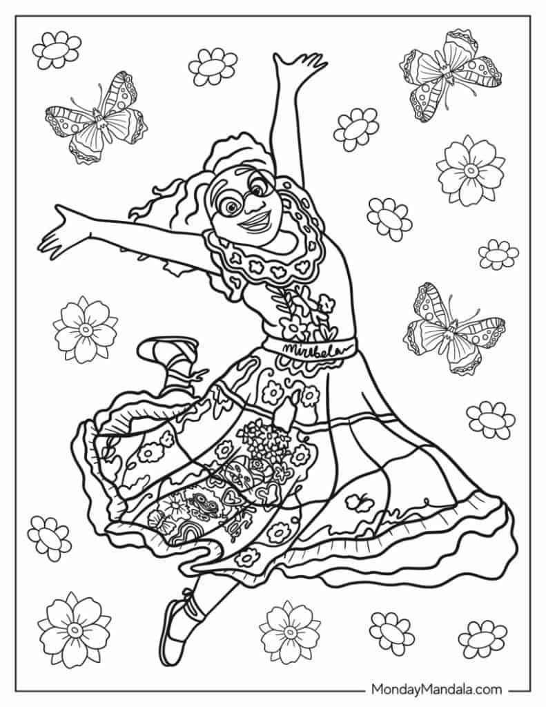 encanto coloring pages