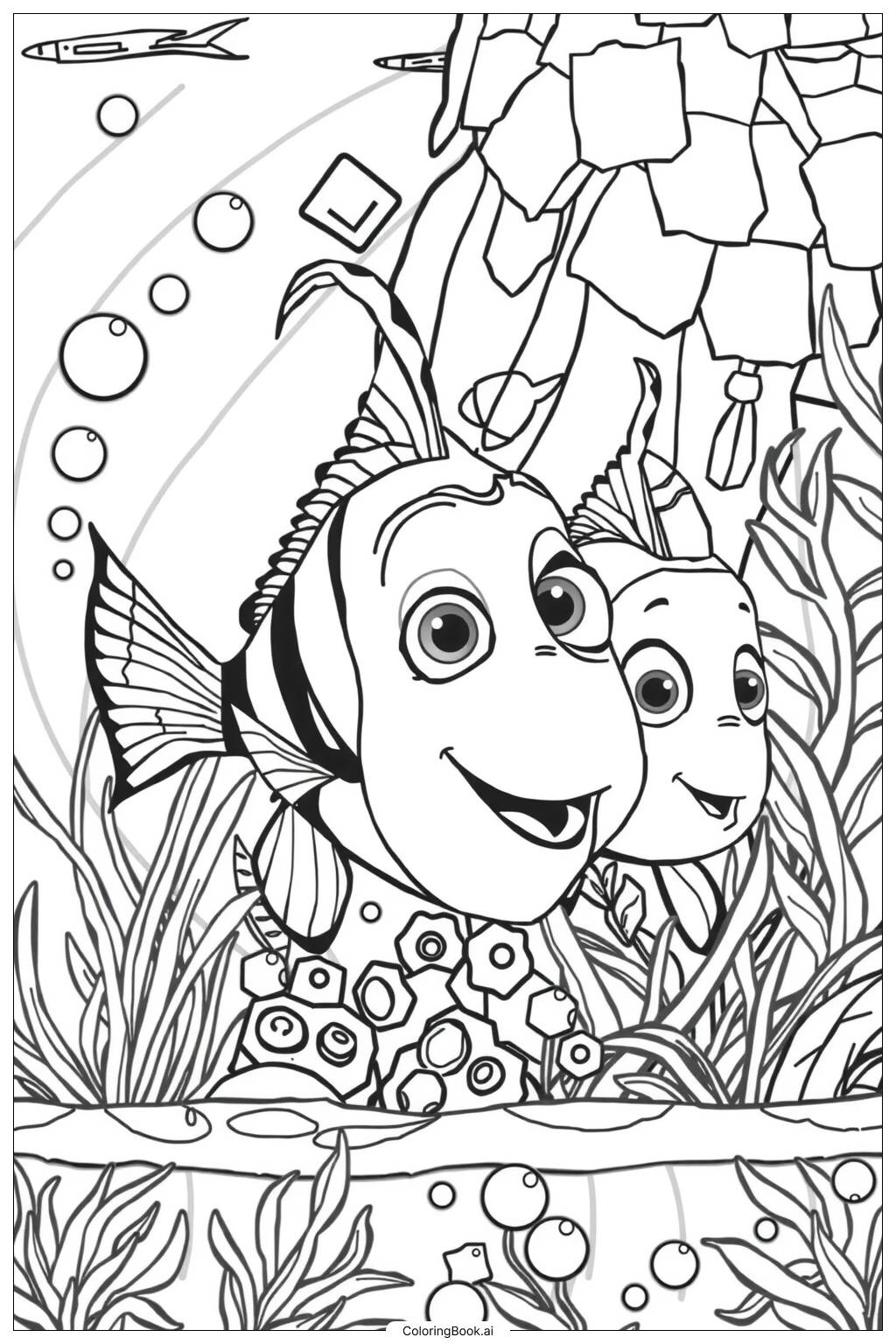 finding nemo coloring pages