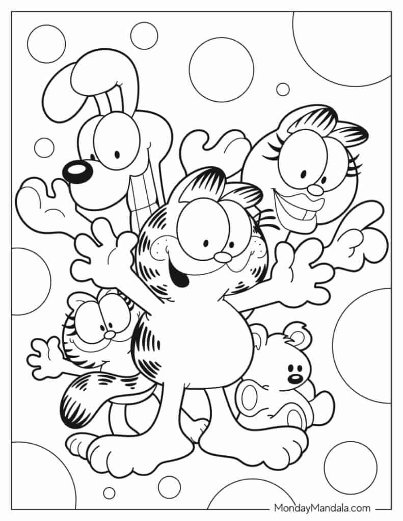 24 Garfield Coloring Pages Free PDF Printables 24 Garfield Coloring Pages Free PDF Printables