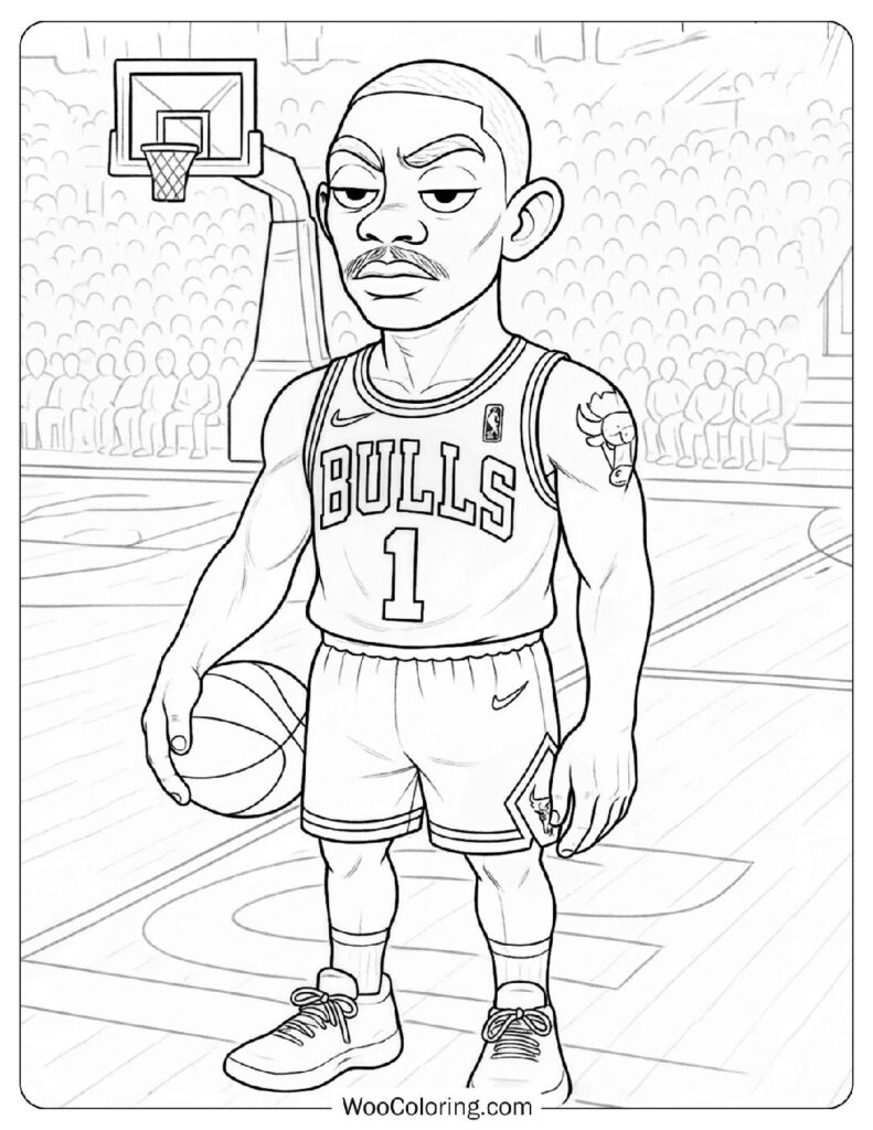 24 NBA Basketball Coloring Pages Free PDF To Print Woo Coloring