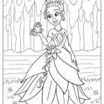 24 Princess The Frog Coloring Pages Free PDF Printables 