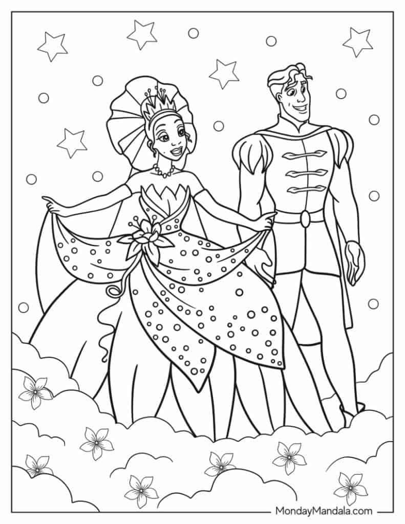 24 Princess The Frog Coloring Pages Free PDF Printables 24 Princess The Frog Coloring Pages Free PDF Printables