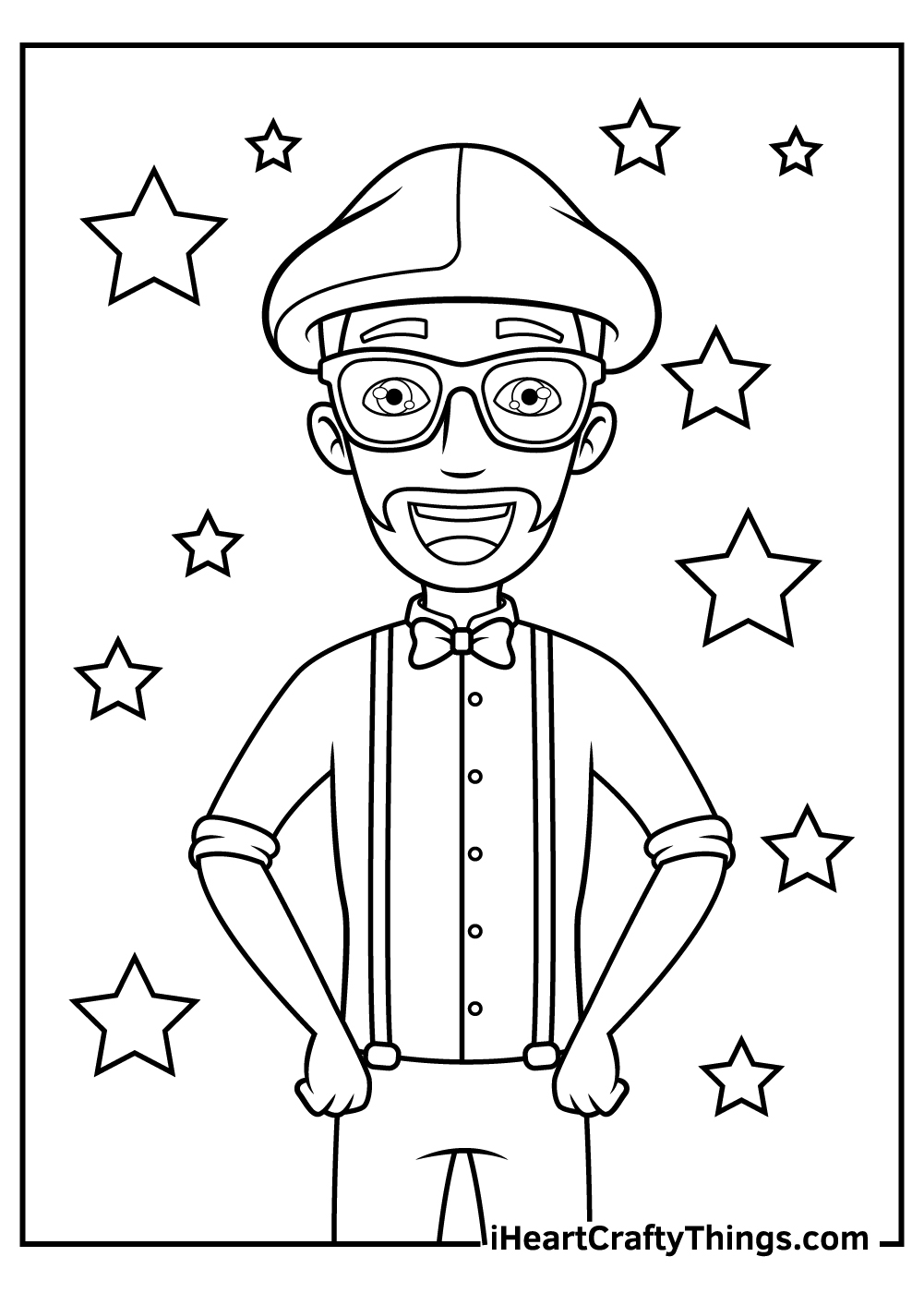 25 Blippi Coloring Pages 100 Free Printable PDFs  25 Blippi Coloring Pages 100 Free Printable PDFs