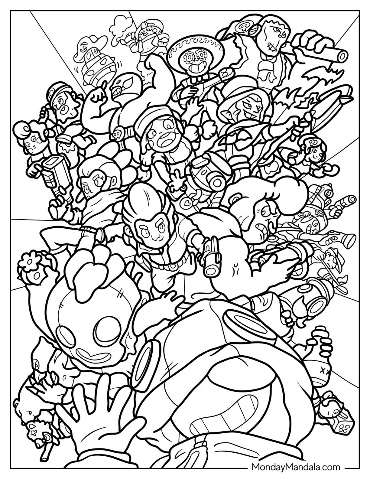 25 Brawl Stars Coloring Pages Free PDF Printables  25 Brawl Stars Coloring Pages Free PDF Printables