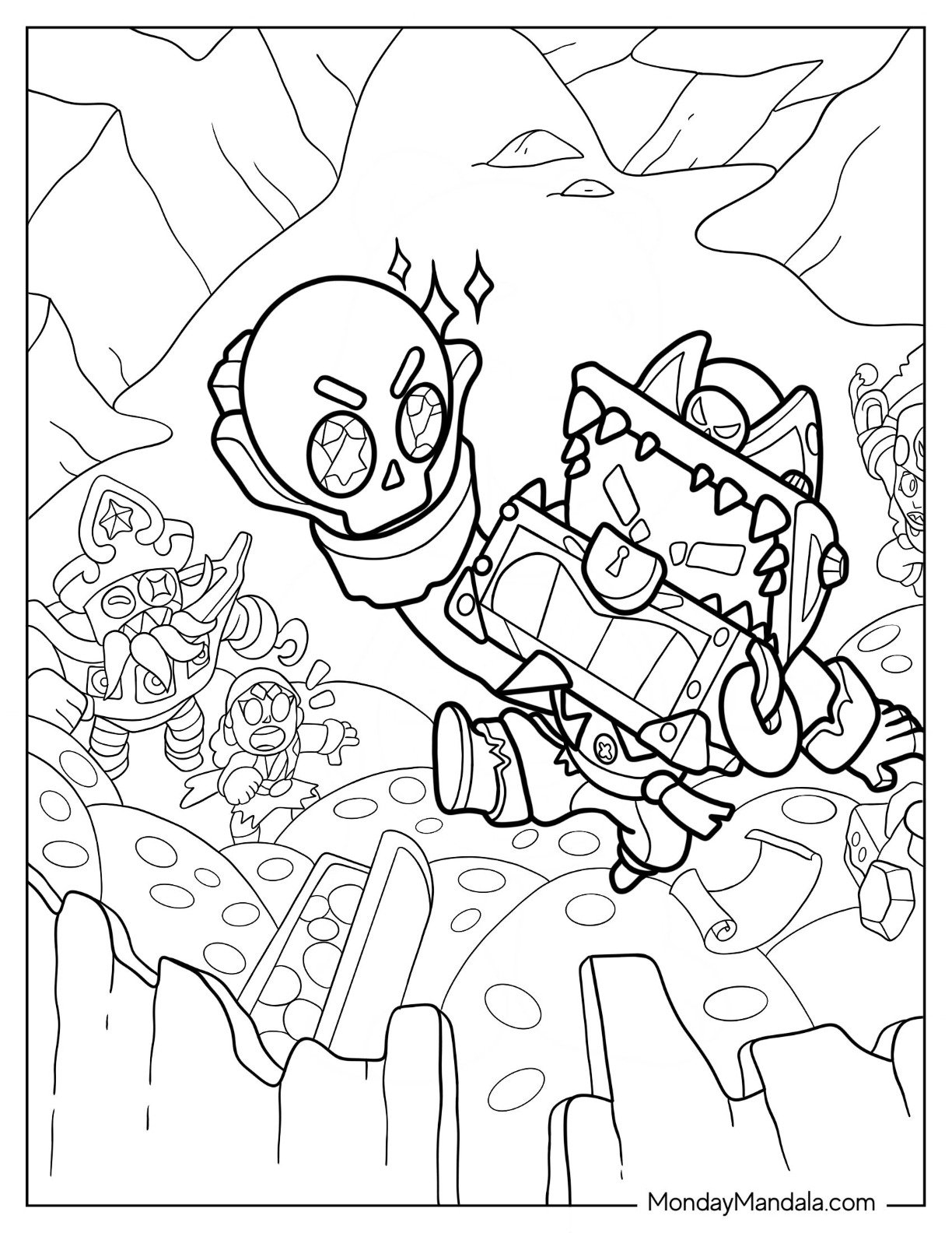 25 Brawl Stars Coloring Pages Free PDF Printables  25 Brawl Stars Coloring Pages Free PDF Printables