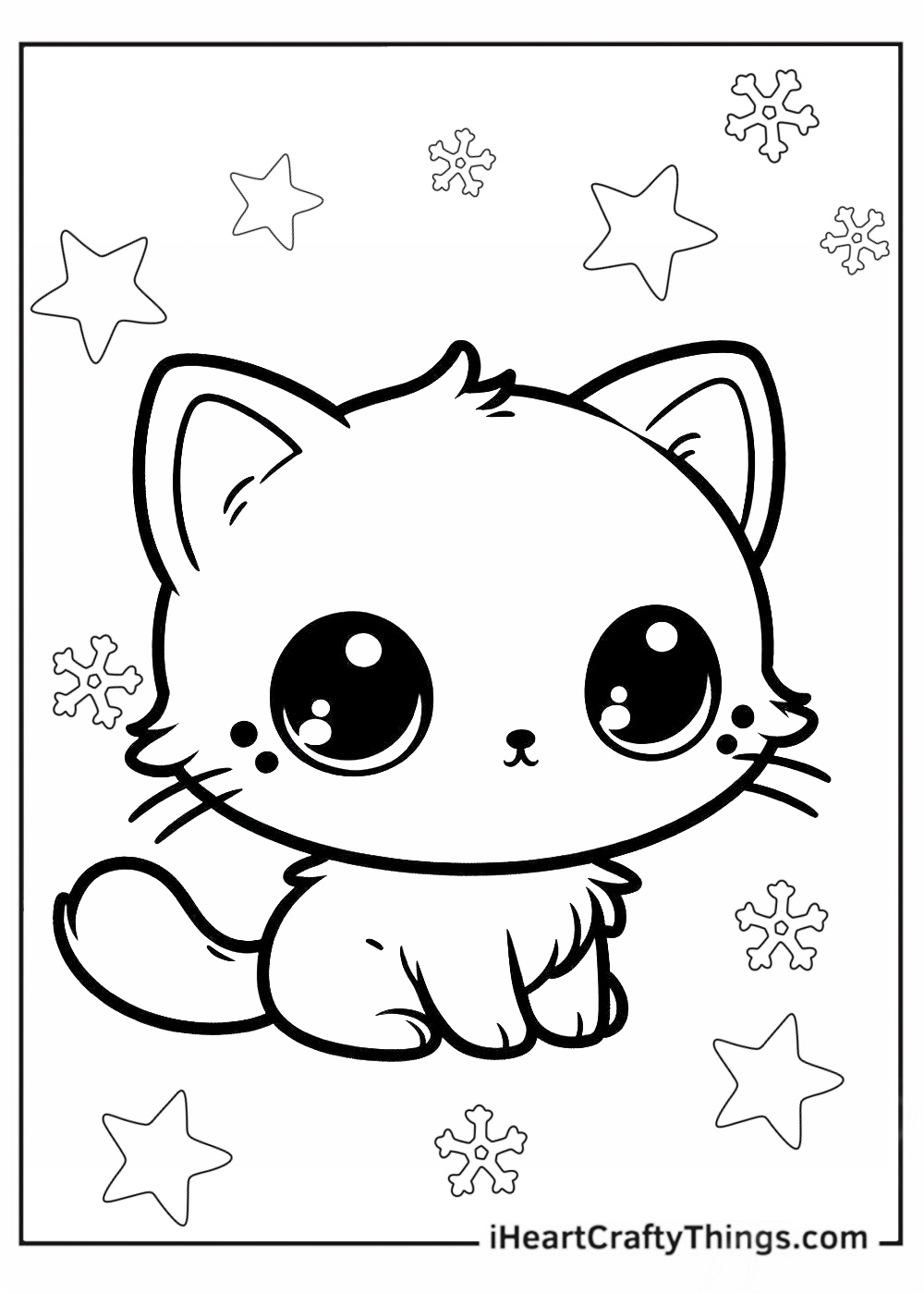 25 Cute Kitten Coloring Pages 100 Free Printables 