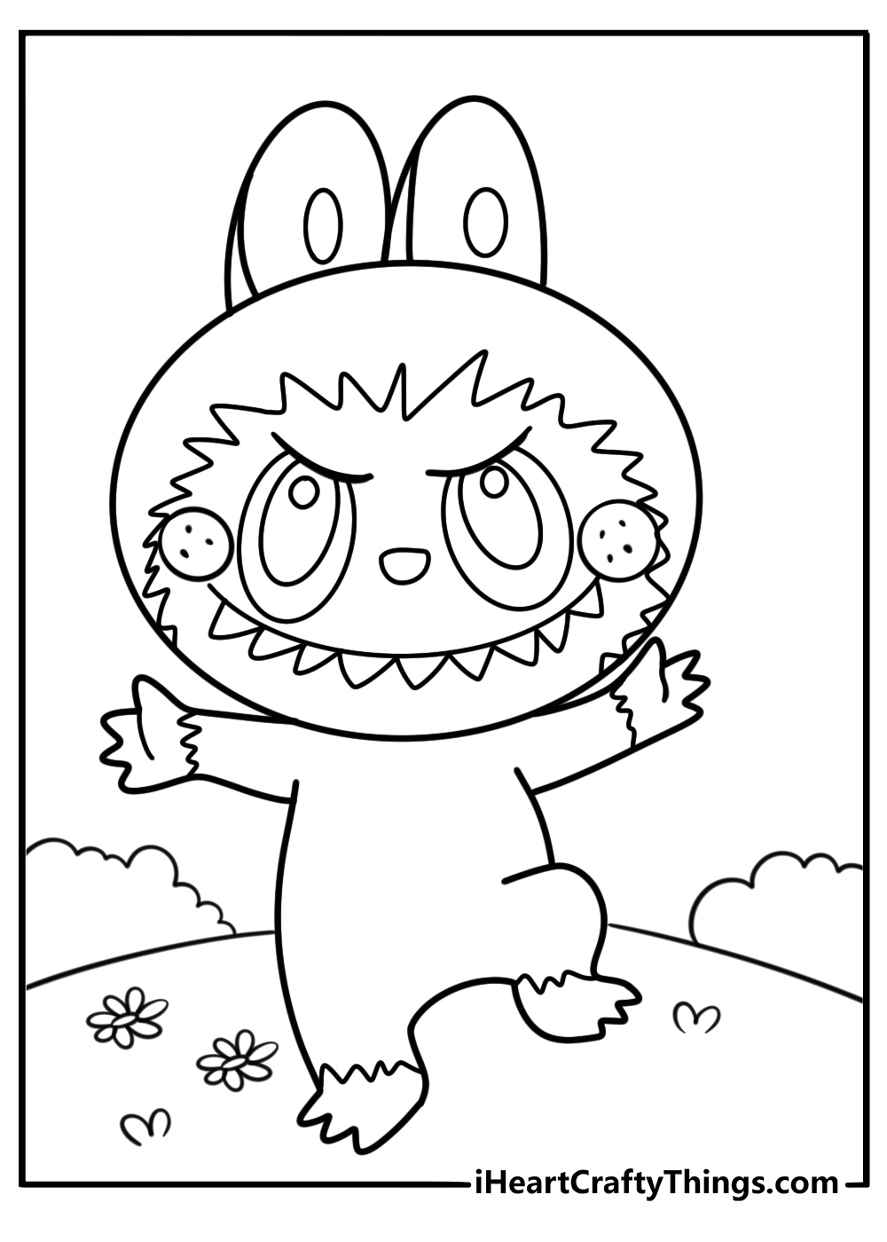 labubu the have a sit coloring pages labubu the have a sit coloring pages