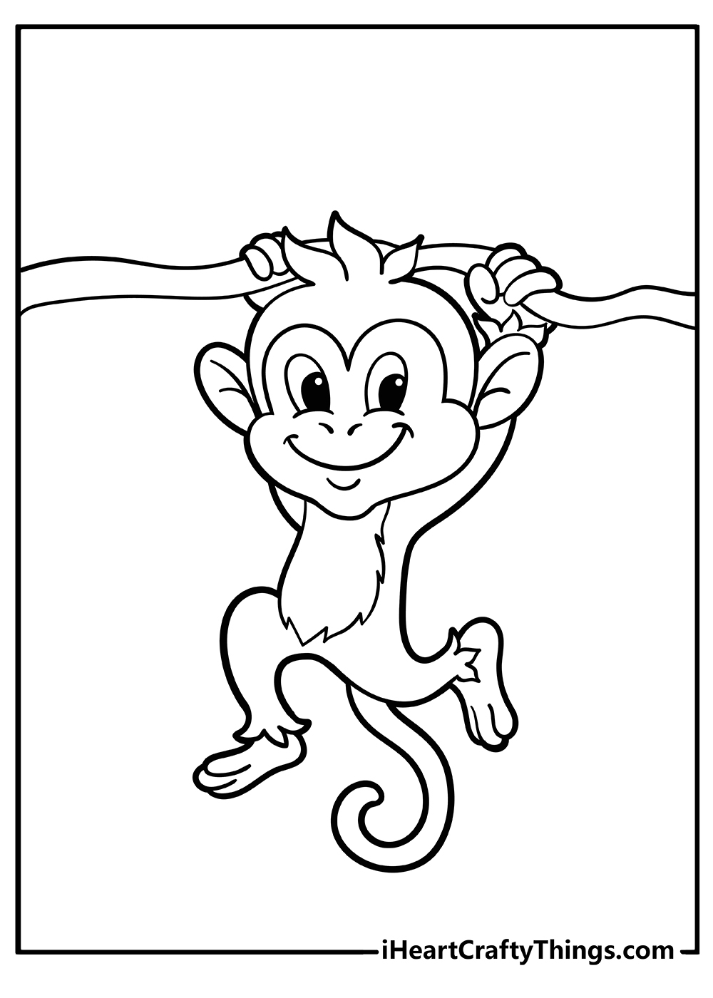 25 Monkey Coloring Pages 100 Free Printables 25 Monkey Coloring Pages 100 Free Printables