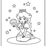25 Princess Peach Coloring Pages 100 Free Printables 