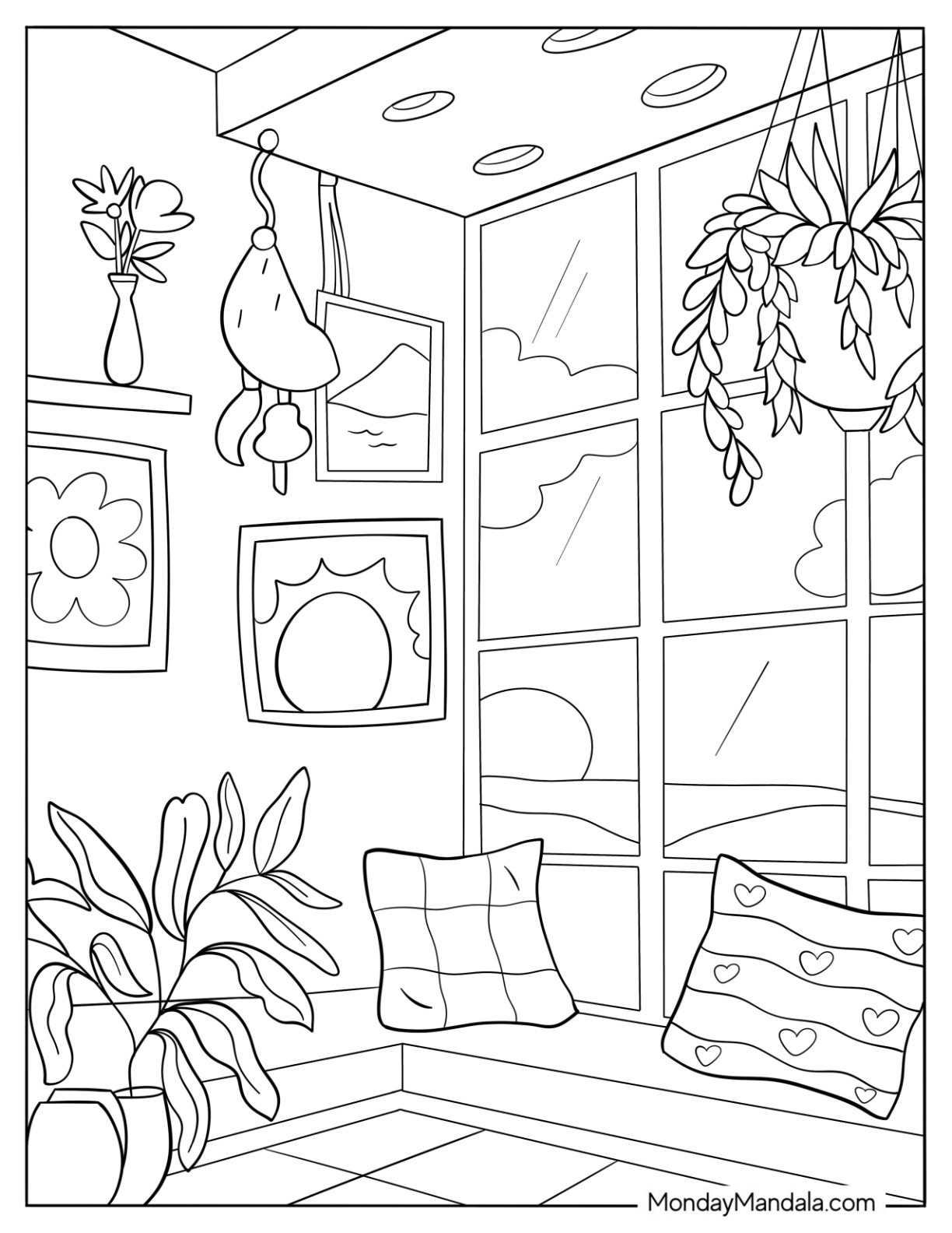 aesthetic coloring pages
