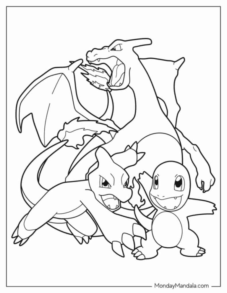 26 Charizard Coloring Pages Free PDF Printables