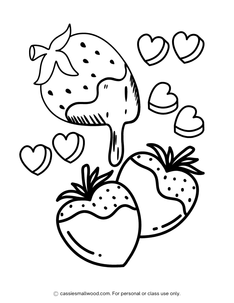 27 CUTE Strawberry Coloring Pages Cassie Smallwood 27 CUTE Strawberry Coloring Pages Cassie Smallwood