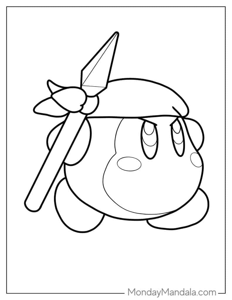 28 Kirby Coloring Pages Free PDF Printables  28 Kirby Coloring Pages Free PDF Printables