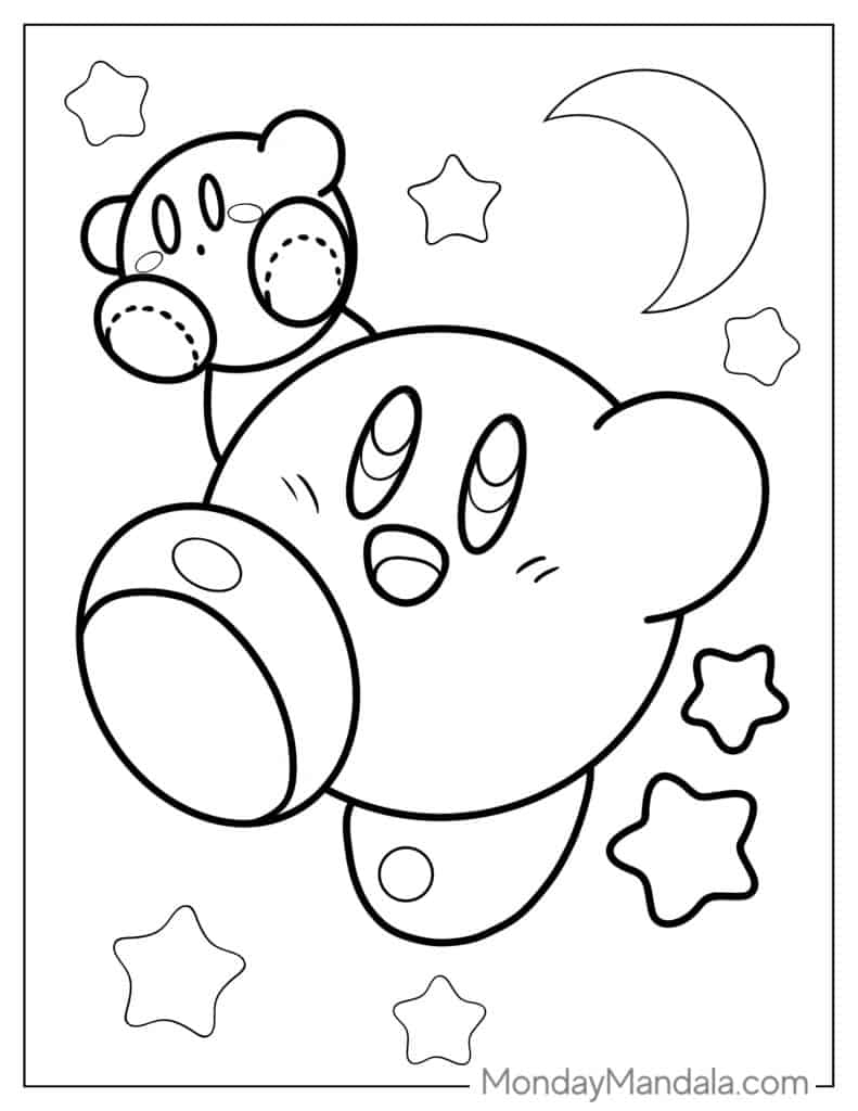 28 Kirby Coloring Pages Free PDF Printables  28 Kirby Coloring Pages Free PDF Printables