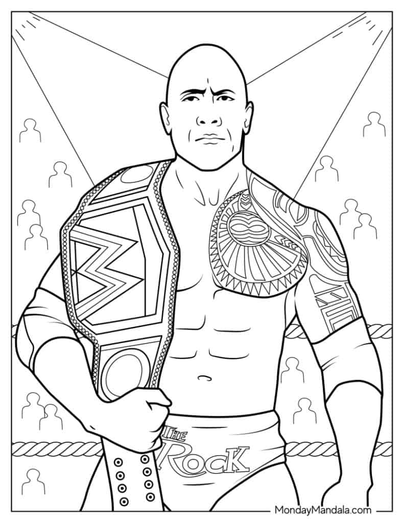 28 Wrestling WWE Coloring Pages Free PDF Printables 28 Wrestling WWE Coloring Pages Free PDF Printables