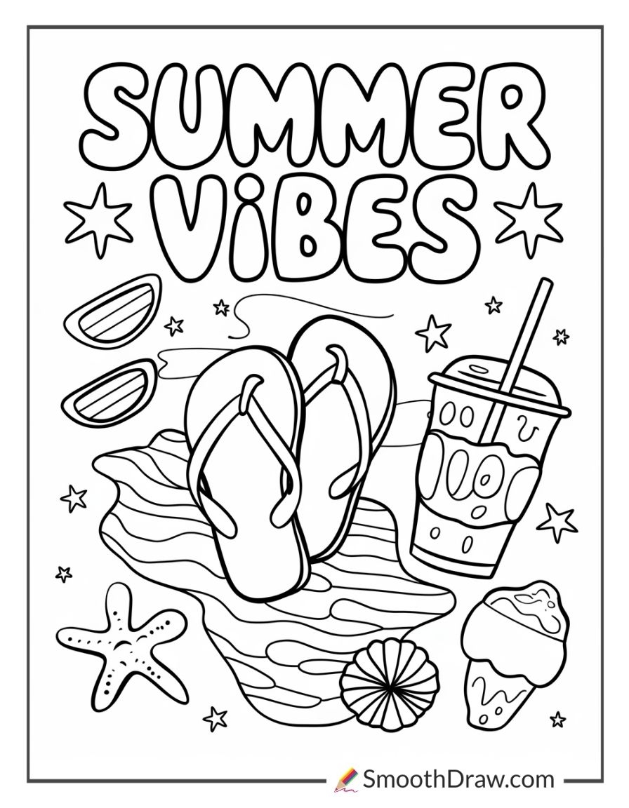 29 Summer Coloring Pages Smooth Draw 29 Summer Coloring Pages Smooth Draw