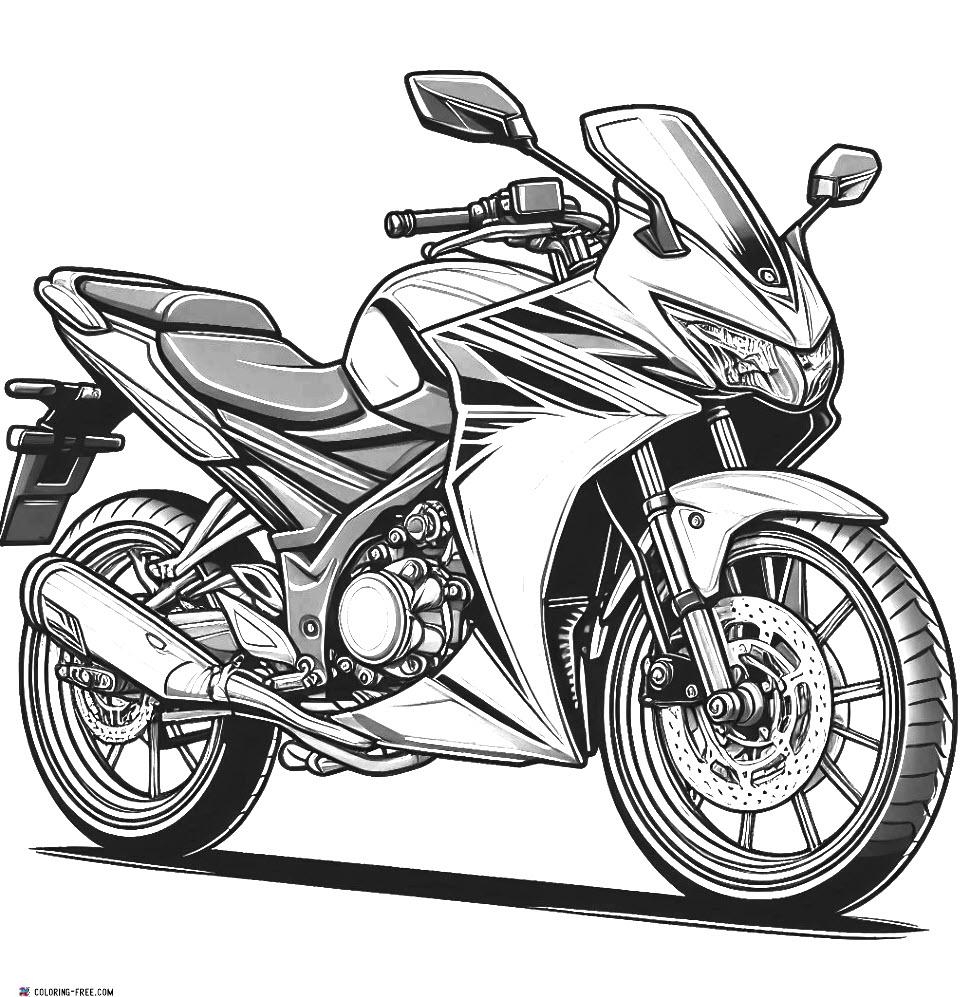 2915 Page Race Motorcycle Coloring Page Is Perfect For Those 
