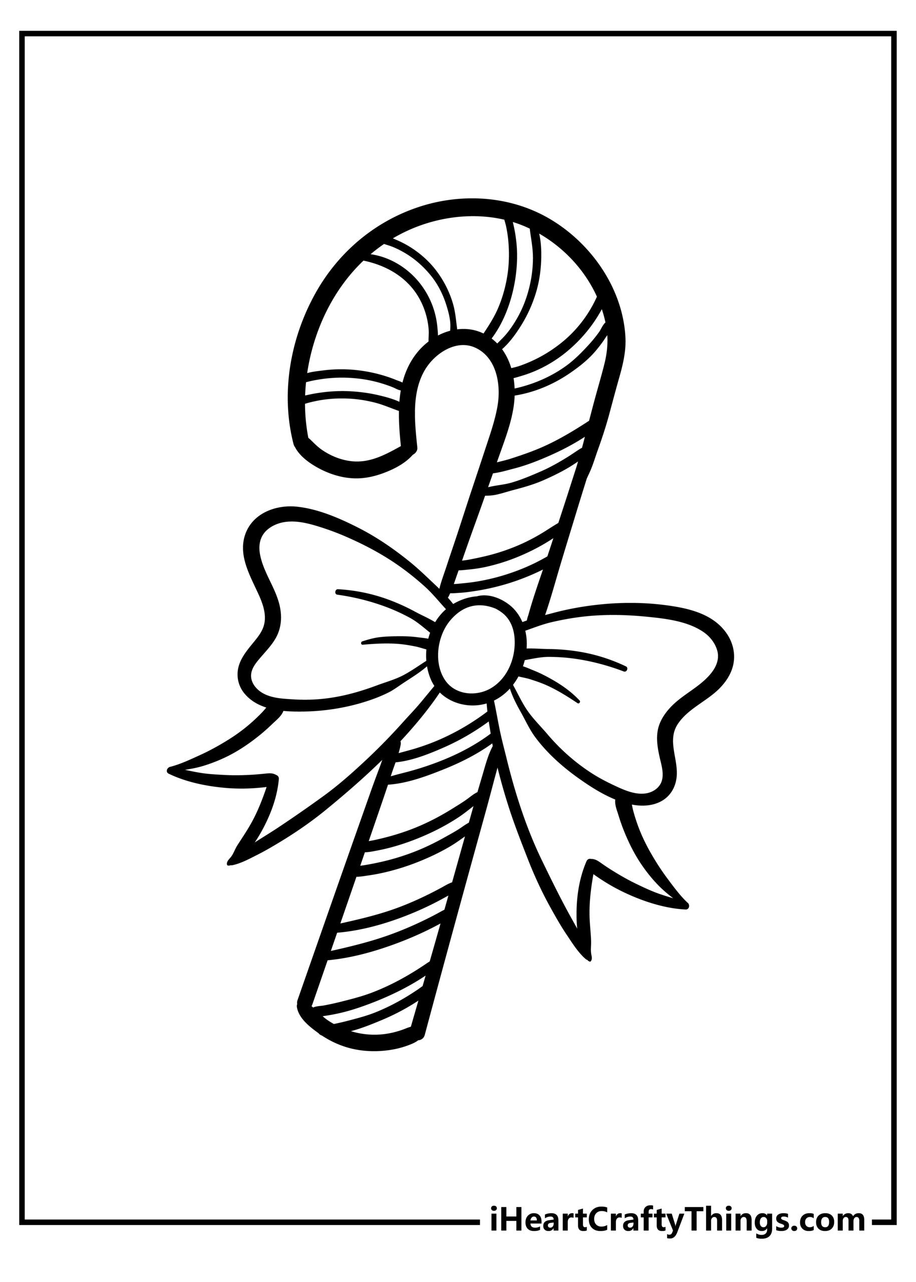 30 Candy Cane Coloring Pages 100 Free Printables  30 Candy Cane Coloring Pages 100 Free Printables