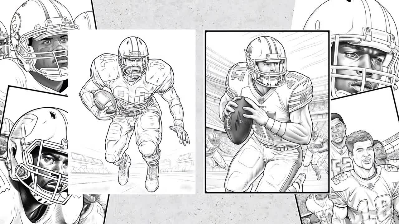 30 Football Coloring Pages American Football Adults Printable Grayscale Coloring Book American Football Digital Coloring Book Pages Etsy 30 Football Coloring Pages American Football Adults Printable Grayscale Coloring Book American Football Digital Coloring Book Pages Etsy